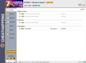 XCOM: Chimera Squad Trainer for PC game version v1.0