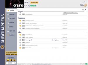 GTFO Trainer for PC game version v0.25