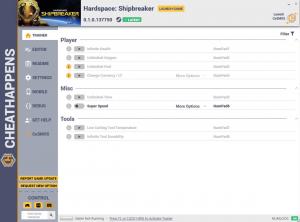 Hardspace: Shipbreaker Trainer for PC game version v0.1.0.137750
