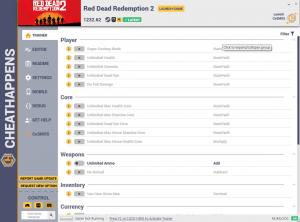 Red Dead Redemption 2 Trainer for PC game version v1232.62