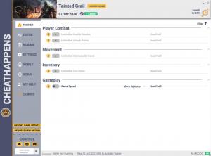 Tainted Grail Trainer for PC game version v1.0