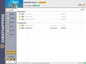 Nascar Heat 5 Trainer for PC game version v1.0