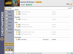 Destroy All Humans! Remastered 2020 Trainer for PC game version v1.0.2491