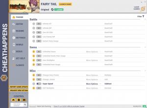 FAIRY TAIL Trainer for PC game version v1.0