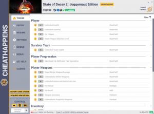 State of Decay 2: Juggernaut Edition Trainer for PC game version v399738