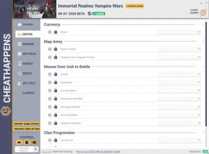 Immortal Realms: Vampire Wars Trainer for PC game version v1.0