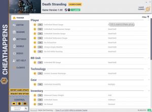 Death Stranding Trainer for PC game version v1.02