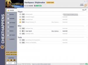 Hardspace: Shipbreaker Trainer for PC game version v0.1.5.144359