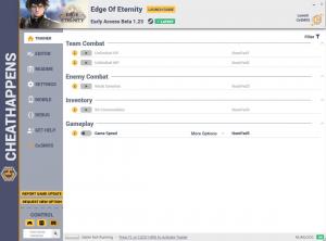 Edge Of Eternity Trainer for PC game version v1.23