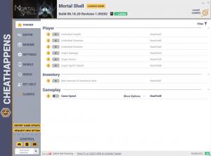 Mortal Shell Trainer for PC game version Build 08.16.20 Revision 1.09202
