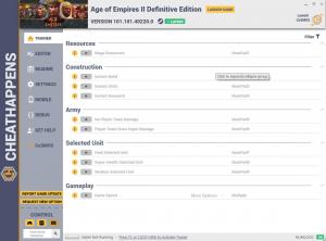 Age of Empires II: Definitive Edition Trainer for PC game version v101.101.40220.0