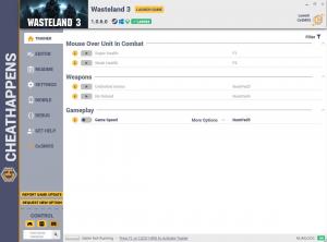 Wasteland 3 Trainer for PC game version v1.0.6.0