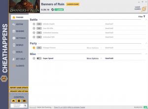 Banners of Ruin Trainer for PC game version v0.30.16