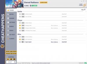 Eternal Radiance Trainer for PC game version v0.05R2