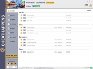 Nexomon: Extinction Trainer for PC game version v1.0