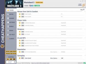 Wasteland 3 Trainer for PC game version v1.0.8.0