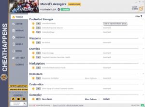 Marvel's Avengers Trainer for PC game version v1.0 build 12.9