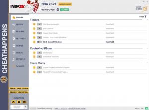 NBA 2K21 Trainer for PC game version v1.0