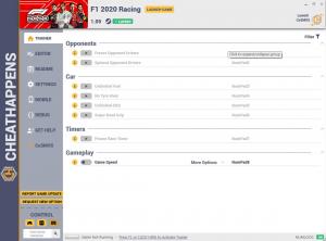 F1 2020 Trainer for PC game version v1.09