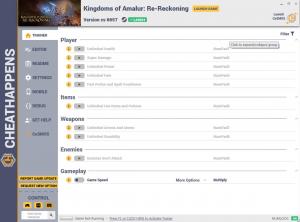 Kingdoms of Amalur: Re-Reckoning Trainer for PC game version cs 6657