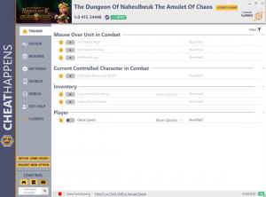 The Dungeon Of Naheulbeuk: The Amulet Of Chaos Trainer for PC game version v1.0 415 34448