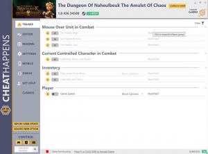 The Dungeon Of Naheulbeuk: The Amulet Of Chaos Trainer for PC game version  v1.0 436 34500