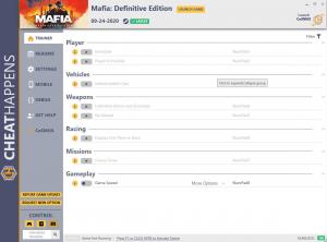 Mafia: Definitive Edition Trainer for PC game version v1.0