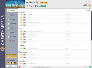 No Man's Sky Trainer for PC game version v3.01 BEYOND