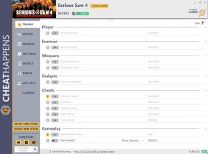 Serious Sam 4 Trainer for PC game version v557897