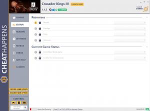 Crusader Kings 3 Trainer for PC game version  v1.1.2