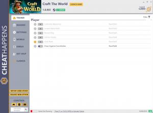 Craft the World Trainer for PC game version v1.8.003