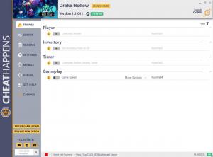 Drake Hollow Trainer for PC game version v1.1.011