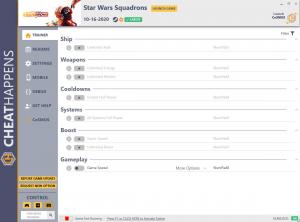 Star Wars: Squadrons Trainer for PC game version v10.16.2020