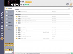 GTFO Trainer for PC game version v0.5