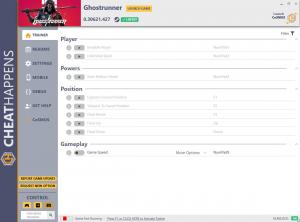 Ghostrunner Trainer for PC game version v0.30621.427