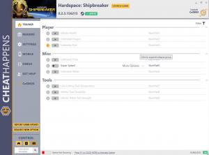 Hardspace: Shipbreaker Trainer for PC game version v0.2.3.156215