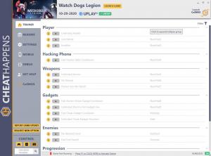 Watch Dogs: Legion Trainer for PC game version v10.30.2020