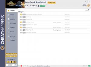 Euro Truck Simulator 2 Trainer for PC game version v1.39.1.0s + DLC 64bit
