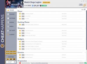 Watch Dogs: Legion Trainer for PC game version v11.04.2020