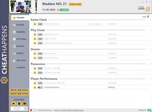 Madden NFL 21 Trainer for PC game version v11.06.2020