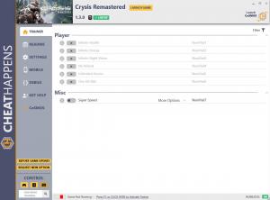 Crysis Remastered Trainer for PC game version v1.3.0