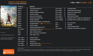 Assassin’s Creed: Odyssey Trainer for PC game version v1.5.4