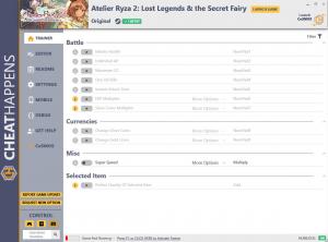 Atelier Ryza 2: Lost Legends and the Secret Fairy  Trainer for PC game version v1.0