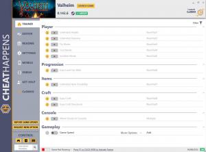 Valheim Trainer for PC game version v0.142.6