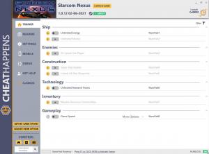 Starcom: Nexus Trainer for PC game version v1.0.12