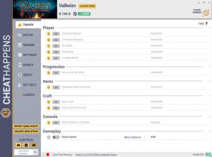 Valheim Trainer for PC game version v0.145.6