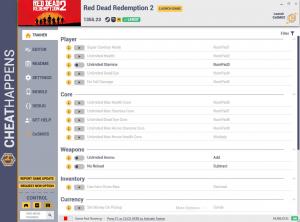 Red Dead Redemption 2 Trainer for PC game version v1355.23
