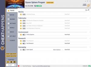 Dyson Sphere Program Trainer for PC game version v0.6.16.5780