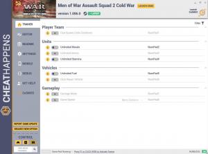 Men of War: Assault Squad 2 – Cold War Trainer for PC game version v1.006.0