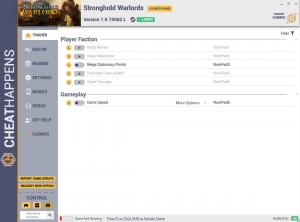 Stronghold: Warlords Trainer for PC game version v1.0.19582.L